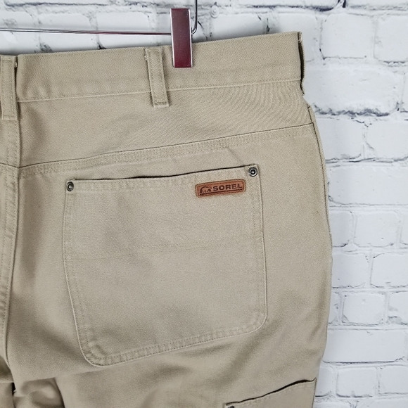 SOREL | tan denim jeans - Picture 1 of 8